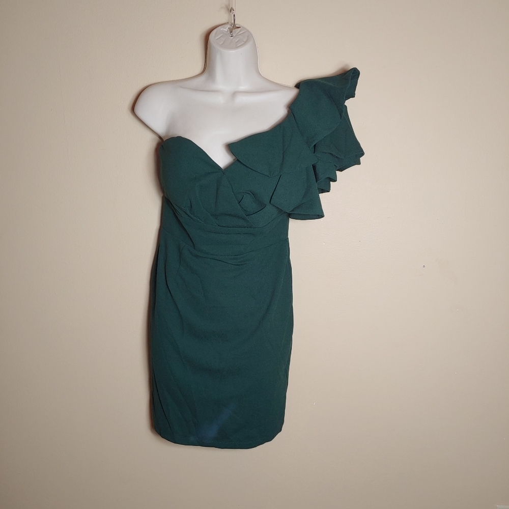 Shareen Collections Australia Mini Green Dress Size 10
